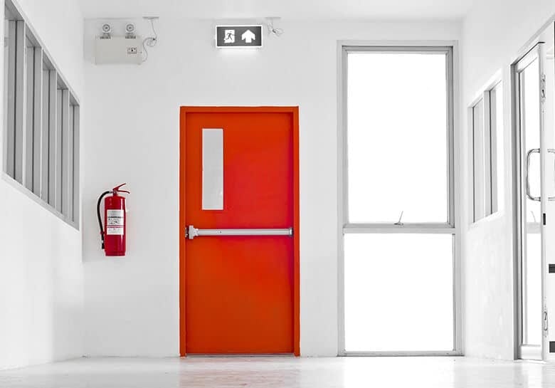 Porta tagliafuoco ad un'anta
